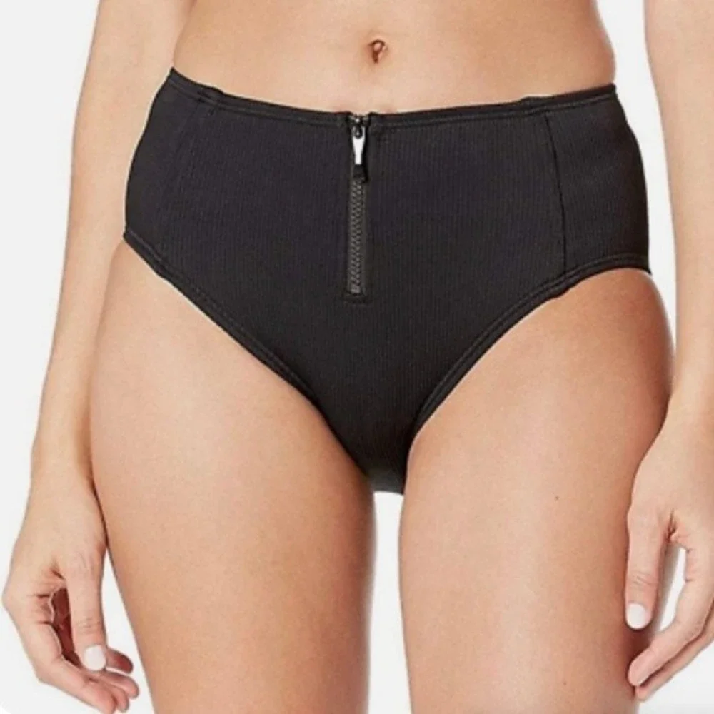 Kate Spade NY Black Marco Island Bikini Swimsuit‎ Bottoms Women's sz SM S10252